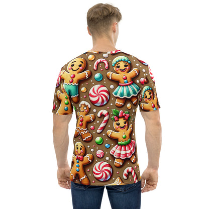 Whimsical Winter Wear Men's Crew Neck T-Shirt