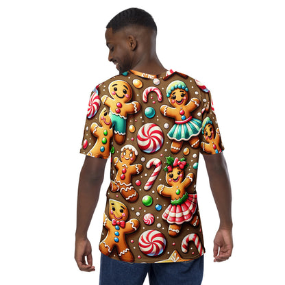 Whimsical Winter Wear Men's Crew Neck T-Shirt