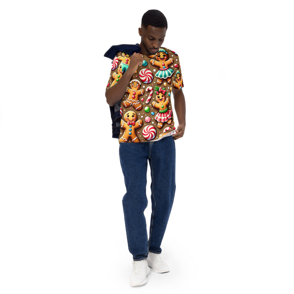 Whimsical Winter Wear Men's Crew Neck T-Shirt