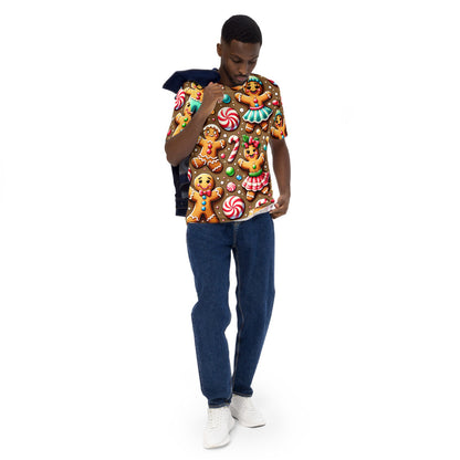 Whimsical Winter Wear Men's Crew Neck T-Shirt