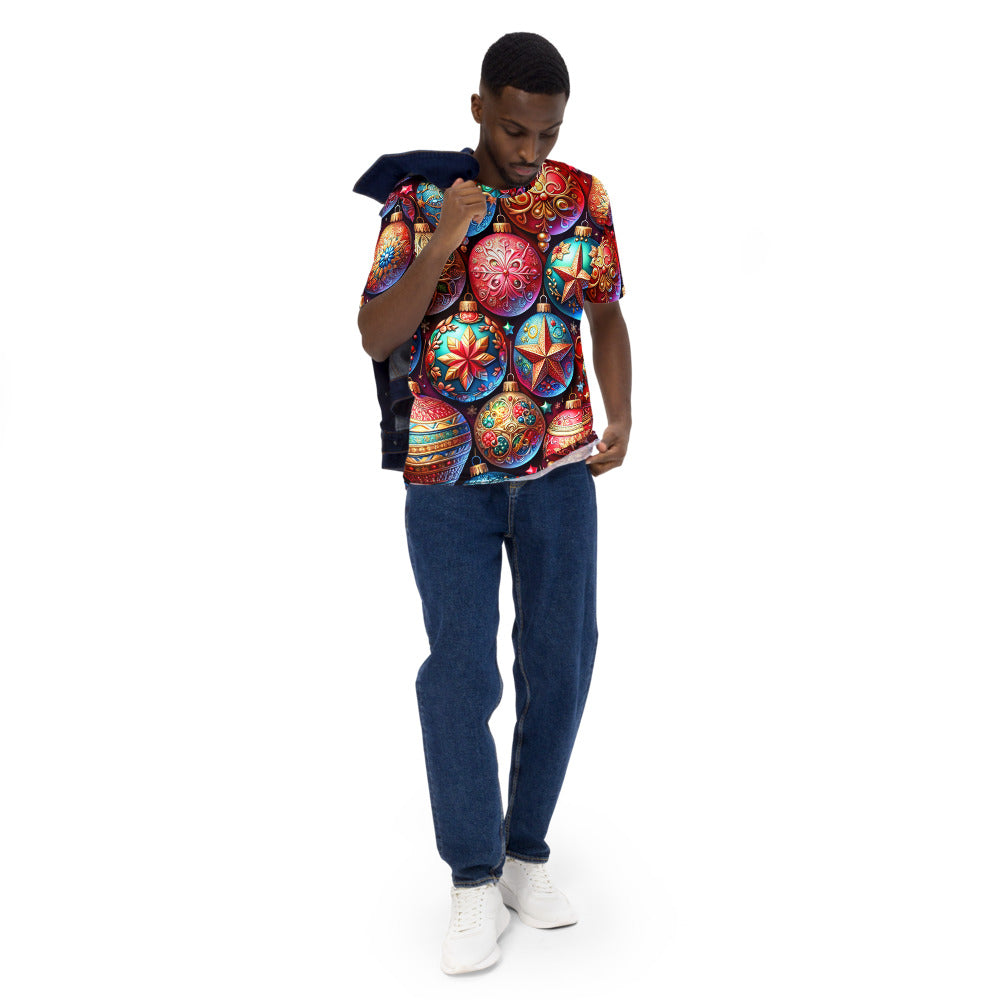 Whimsical Winter Wear Men's Crew Neck T-Shirt