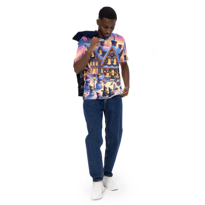 Whimsical Winter Wear Men's Crew Neck T-Shirt