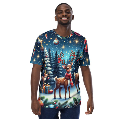 Whimsical Winter Wear Men's Crew Neck T-Shirt