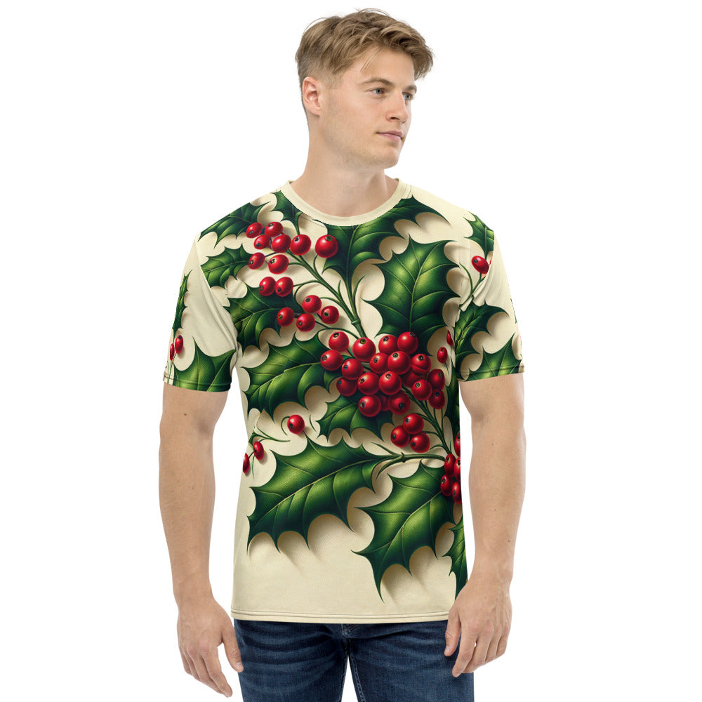 Whimsical Winter Wear Men's Crew Neck T-Shirt