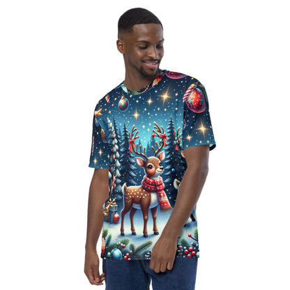 Whimsical Winter Wear Men's Crew Neck T-Shirt