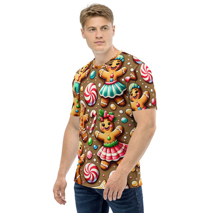 Whimsical Winter Wear Men's Crew Neck T-Shirt