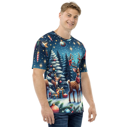 Whimsical Winter Wear Men's Crew Neck T-Shirt