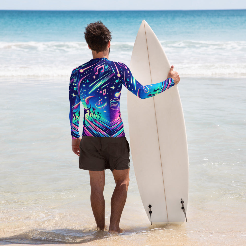 Hallyu Vibe Couture Men's Rash Guard