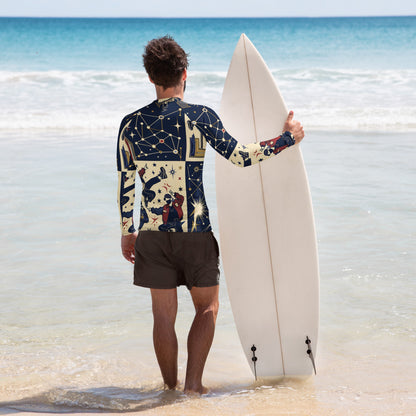 Hallyu Vibe Couture Men's Rash Guard