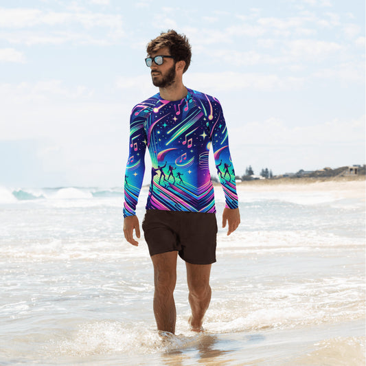 Hallyu Vibe Couture Men's Rash Guard