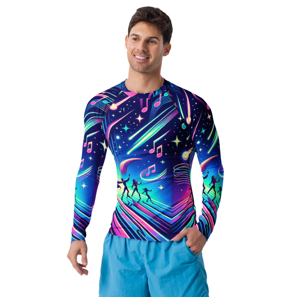Hallyu Vibe Couture Men's Rash Guard