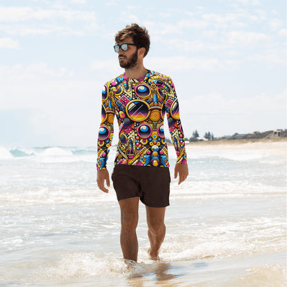 Hallyu Vibe Couture Men's Rash Guard