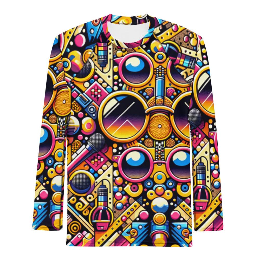 Hallyu Vibe Couture Men's Rash Guard