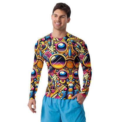 Hallyu Vibe Couture Men's Rash Guard