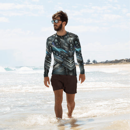 Hallyu Vibe Couture Men's Rash Guard