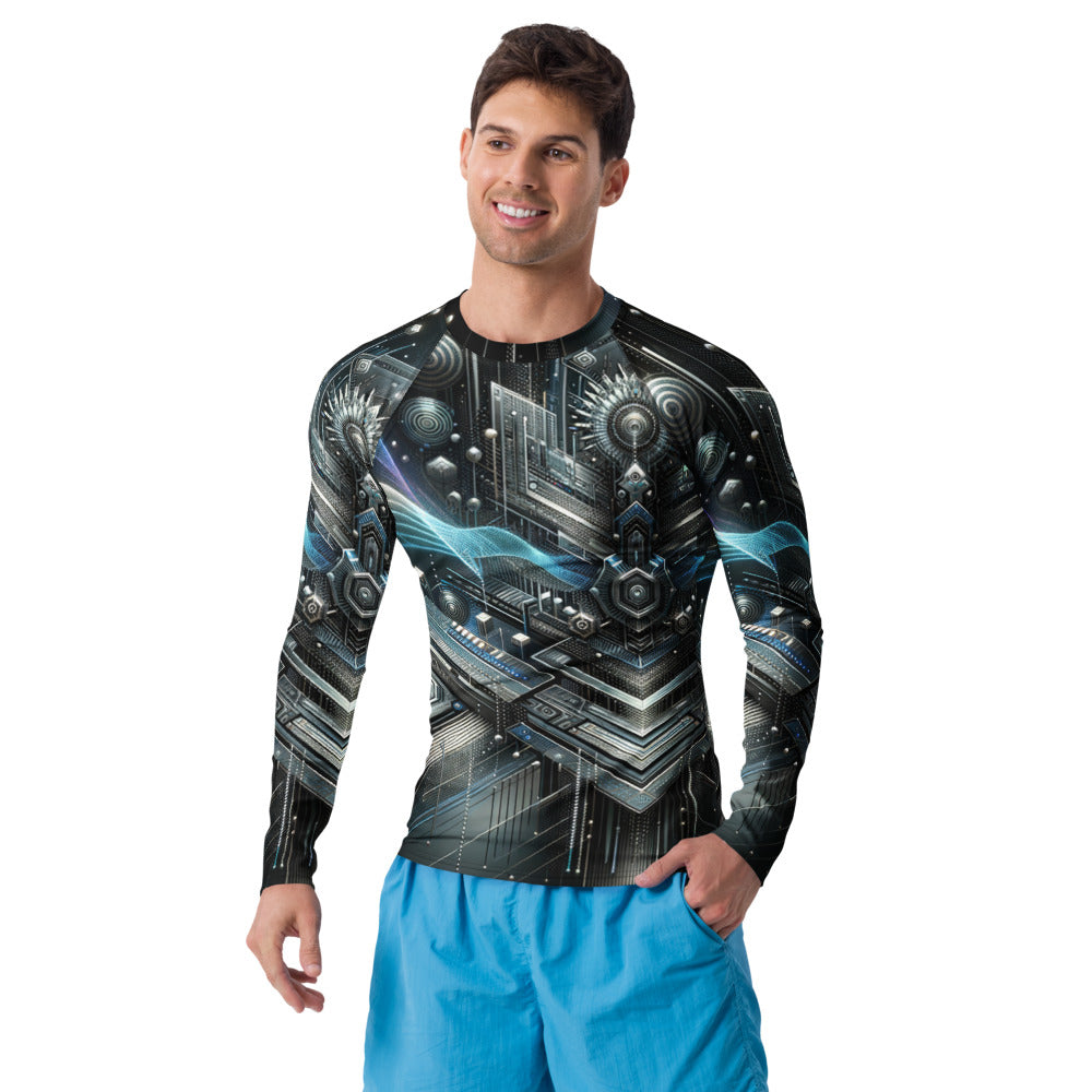 Hallyu Vibe Couture Men's Rash Guard