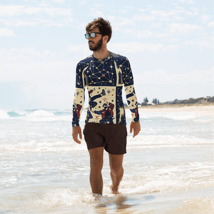 Hallyu Vibe Couture Men's Rash Guard