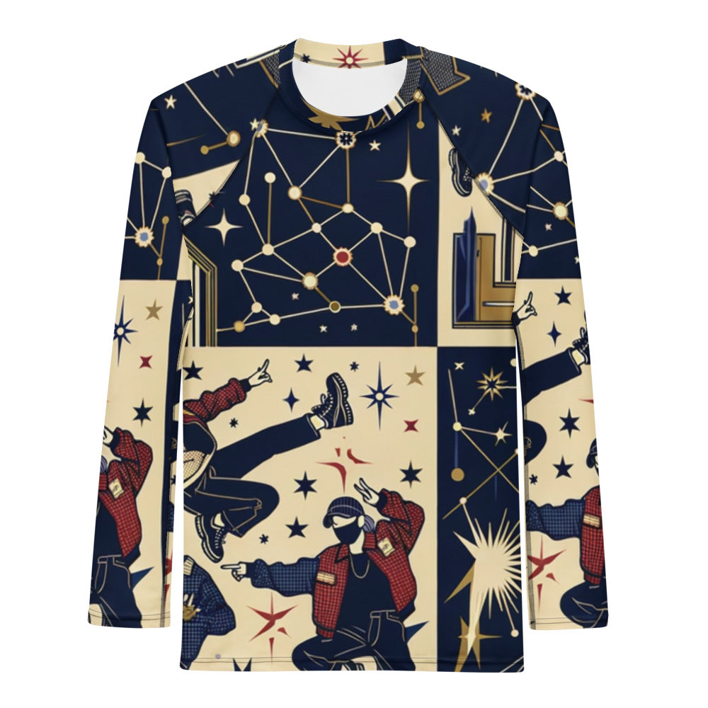 Hallyu Vibe Couture Men's Rash Guard