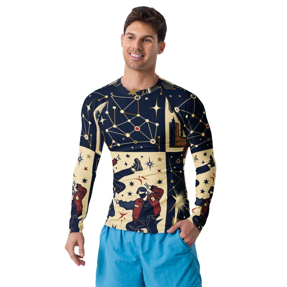 Hallyu Vibe Couture Men's Rash Guard