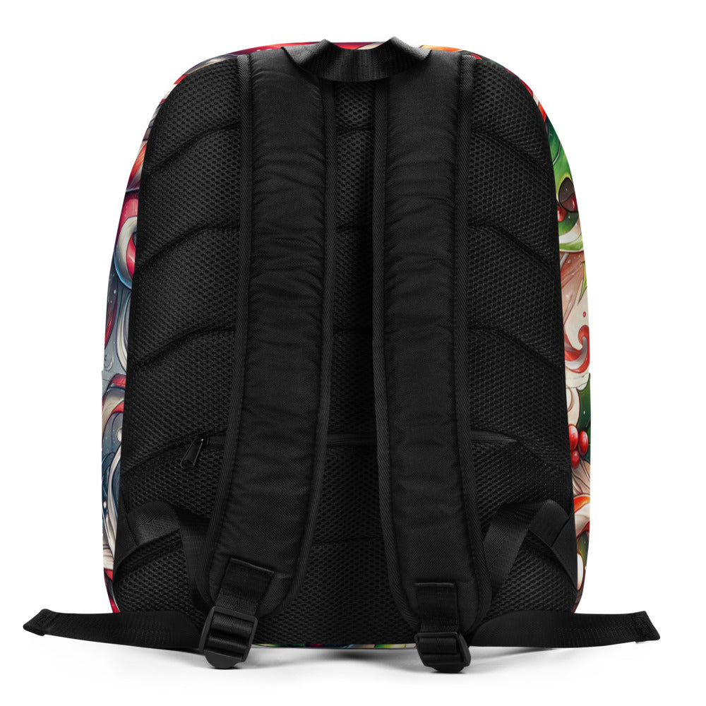 Whimsical Winter Wear Minimalist Backpack