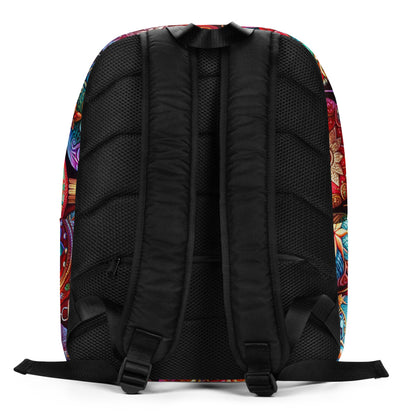 Whimsical Winter Wear Minimalist Backpack