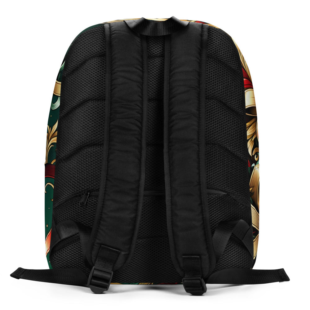 Whimsical Winter Wear Minimalist Backpack