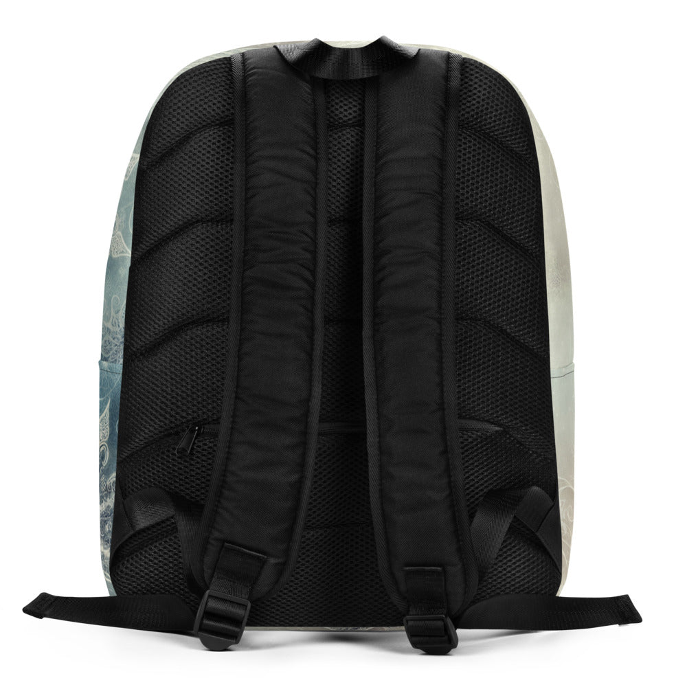 Whimsical Winter Wear Minimalist Backpack
