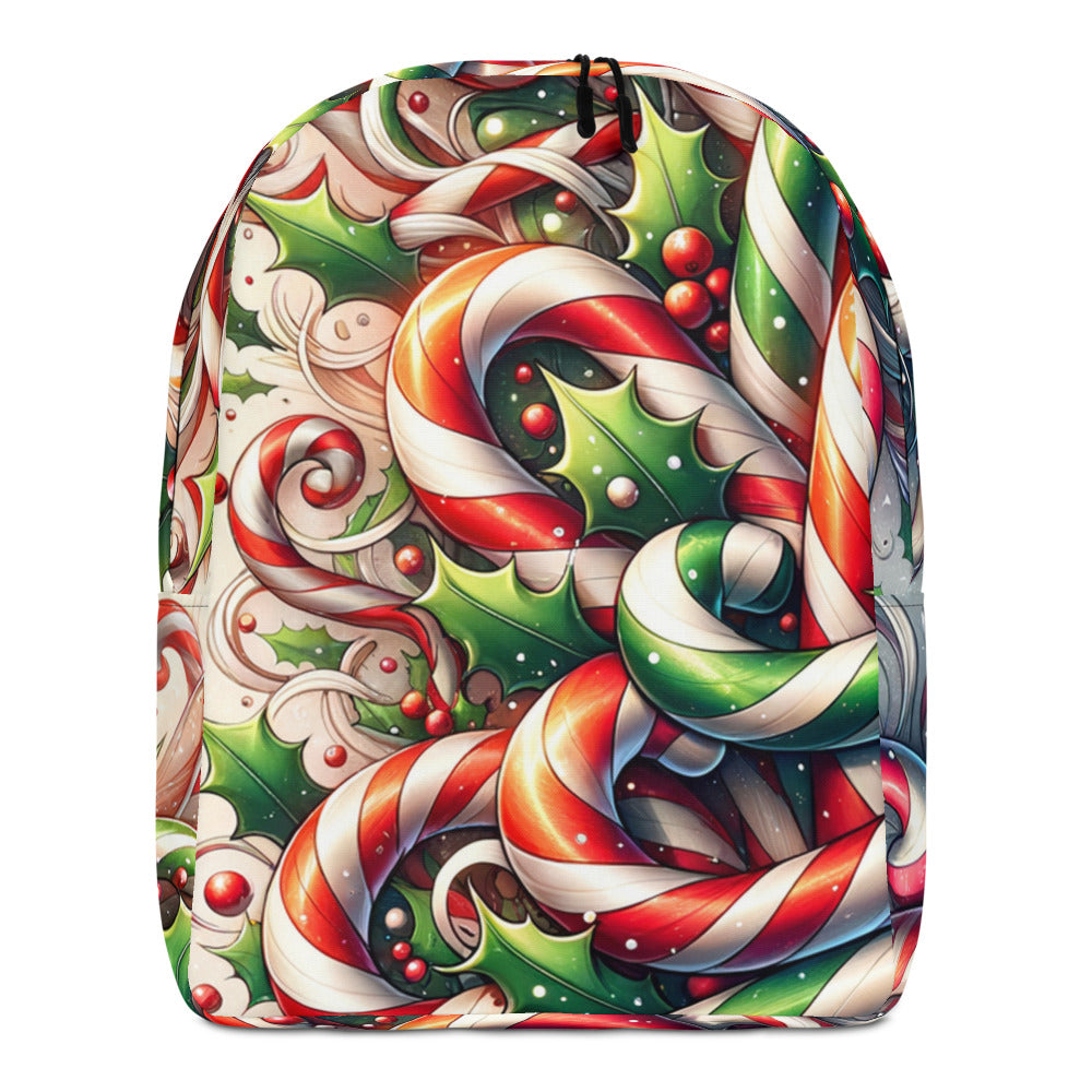 Whimsical Winter Wear Minimalist Backpack