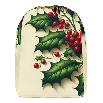 Whimsical Winter Wear Minimalist Backpack