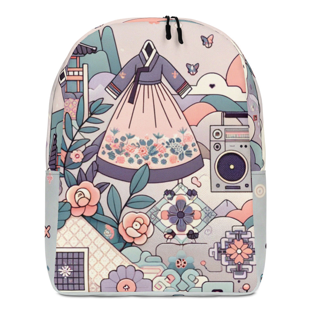 Hallyu Vibe Couture Minimalist Backpack