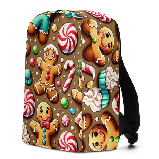 Whimsical Winter Wear Minimalist Backpack