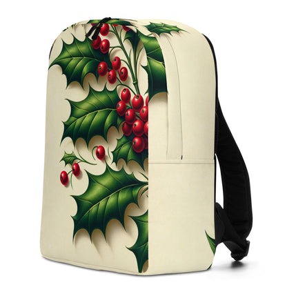 Whimsical Winter Wear Minimalist Backpack