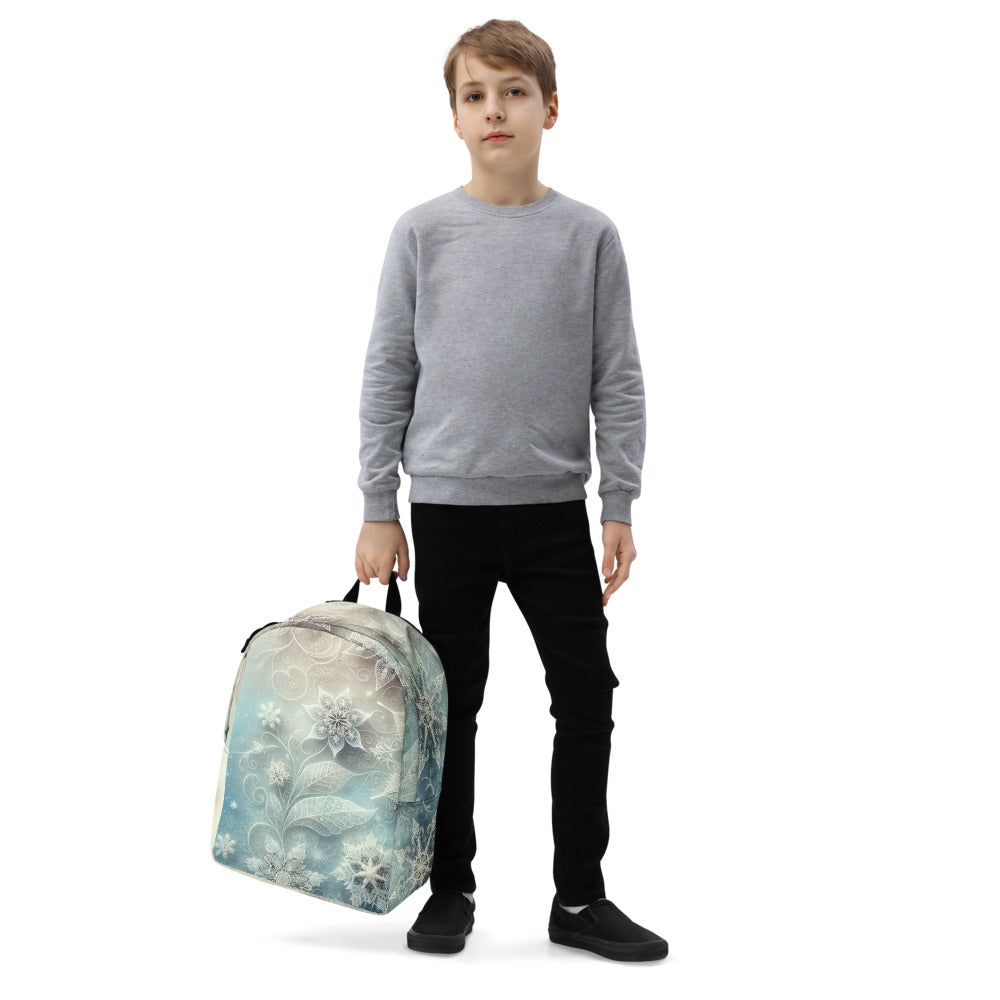 Whimsical Winter Wear Minimalist Backpack