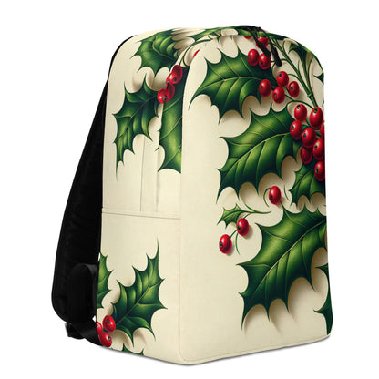 Whimsical Winter Wear Minimalist Backpack