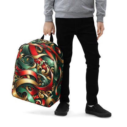 Whimsical Winter Wear Minimalist Backpack