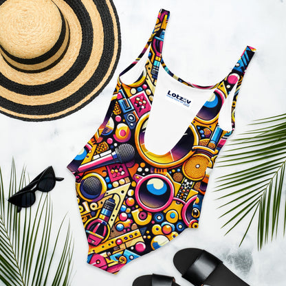 Hallyu Vibe Couture One-Piece Swimsuit