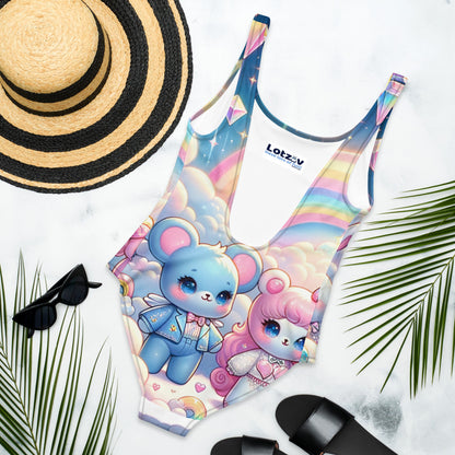 Hallyu Vibe Couture One-Piece Swimsuit