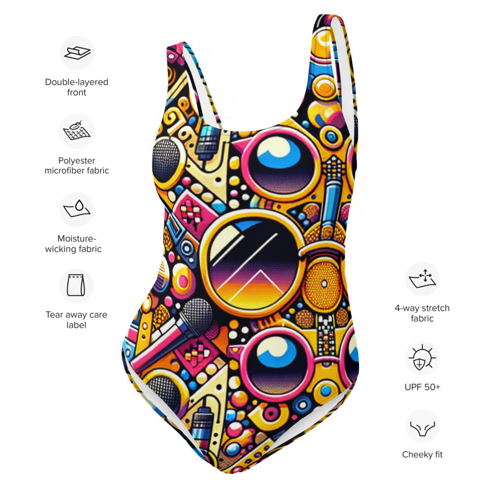 Hallyu Vibe Couture One-Piece Swimsuit
