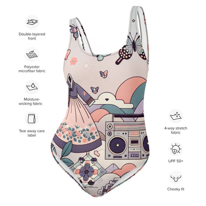 Hallyu Vibe Couture One-Piece Swimsuit