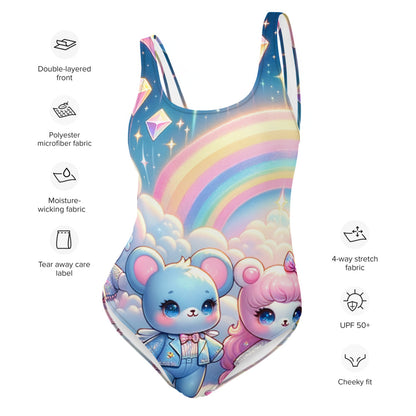 Hallyu Vibe Couture One-Piece Swimsuit