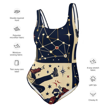 Hallyu Vibe Couture One-Piece Swimsuit