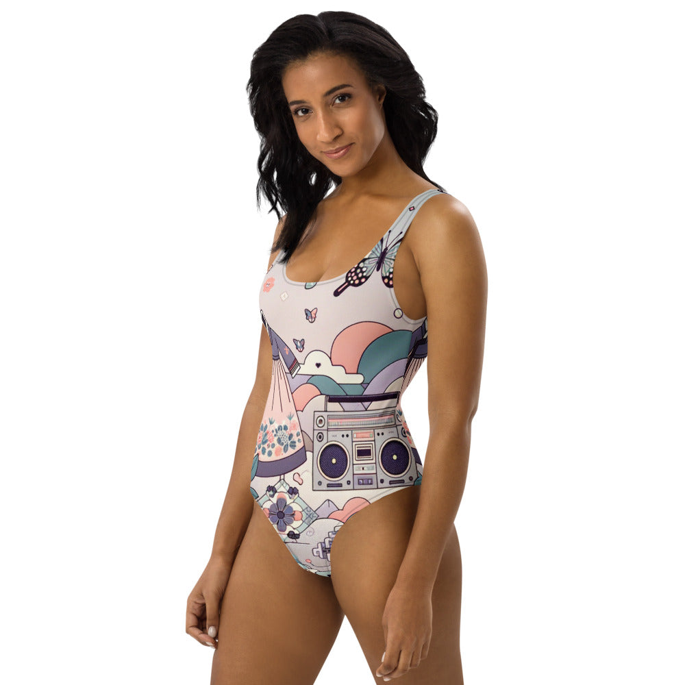 Hallyu Vibe Couture One-Piece Swimsuit