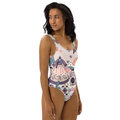 Hallyu Vibe Couture One-Piece Swimsuit