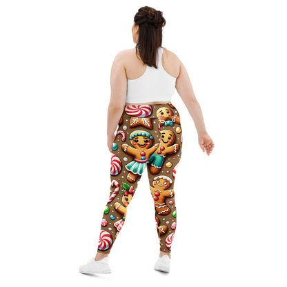 Whimsical Winter Wear Plus Size Leggings