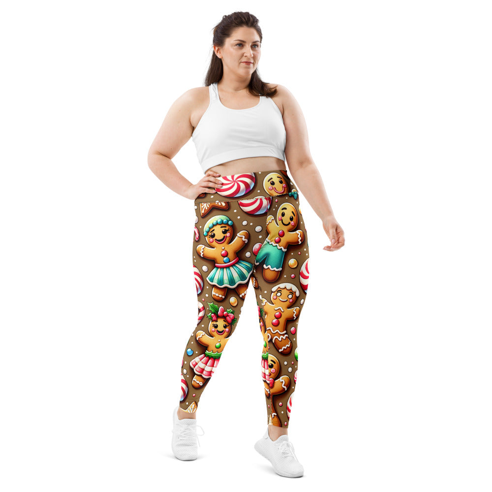 Whimsical Winter Wear Plus Size Leggings