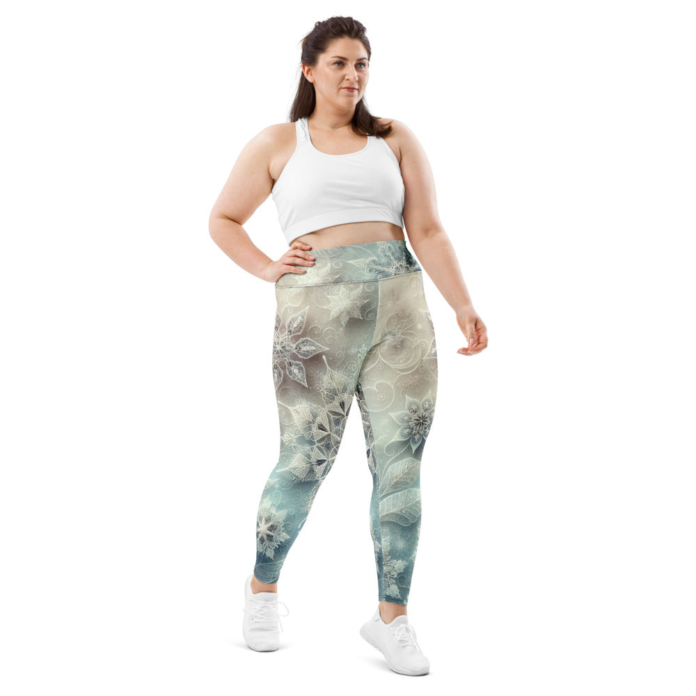 Whimsical Winter Wear Plus Size Leggings
