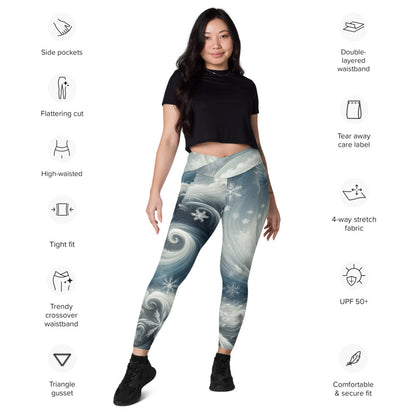 Tempest Threads Crossover Leggings with Pockets
