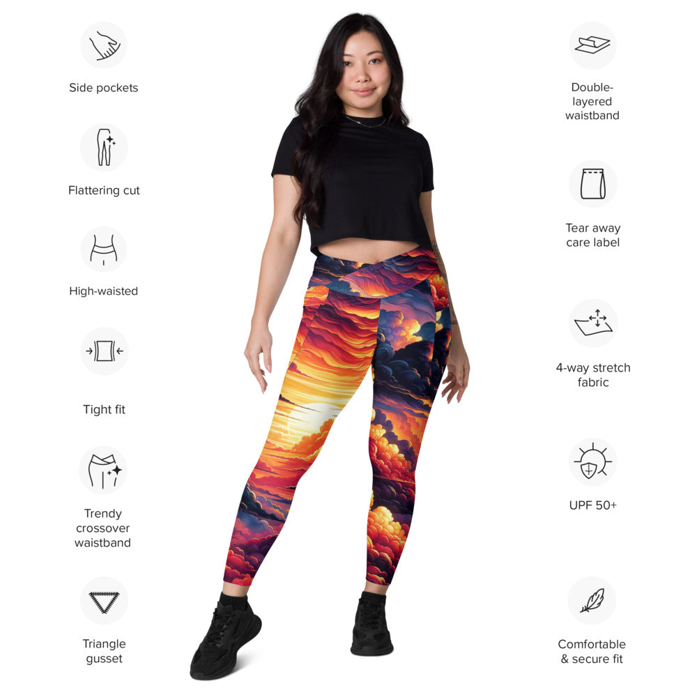 Tempest Threads Crossover Leggings with Pockets