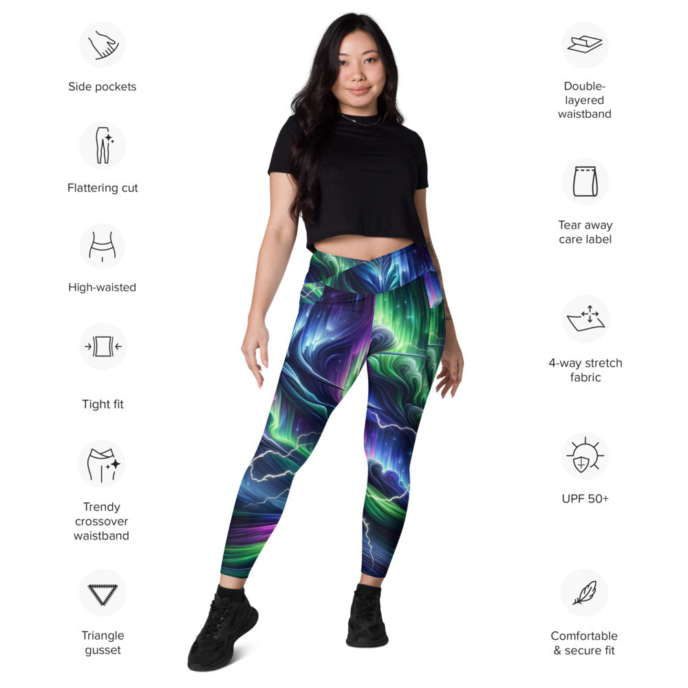 Tempest Threads Crossover Leggings with Pockets