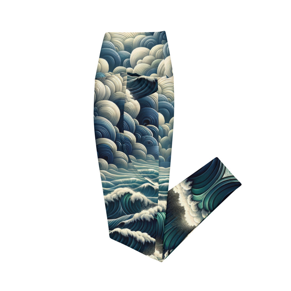 Tempest Threads Crossover Leggings with Pockets